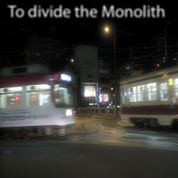 To divide the Monolith cover artwork
